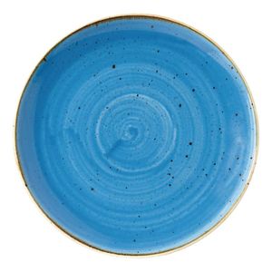 Churchill Stonecast Round Coupe Plate Cornflower Blue 217mm (Pack of 12) - DF766  - 1