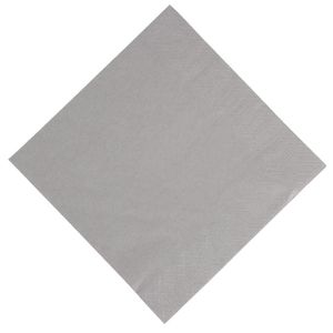 Duni Dinner Napkin Granite Grey 40x40cm 3ply 1/8 Fold (Pack of 1000) - GJ114  - 1