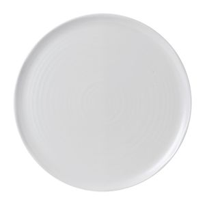 Dudson White Organic Coupe Flat Plate 317mm (Pack of 6) - FR077  - 1