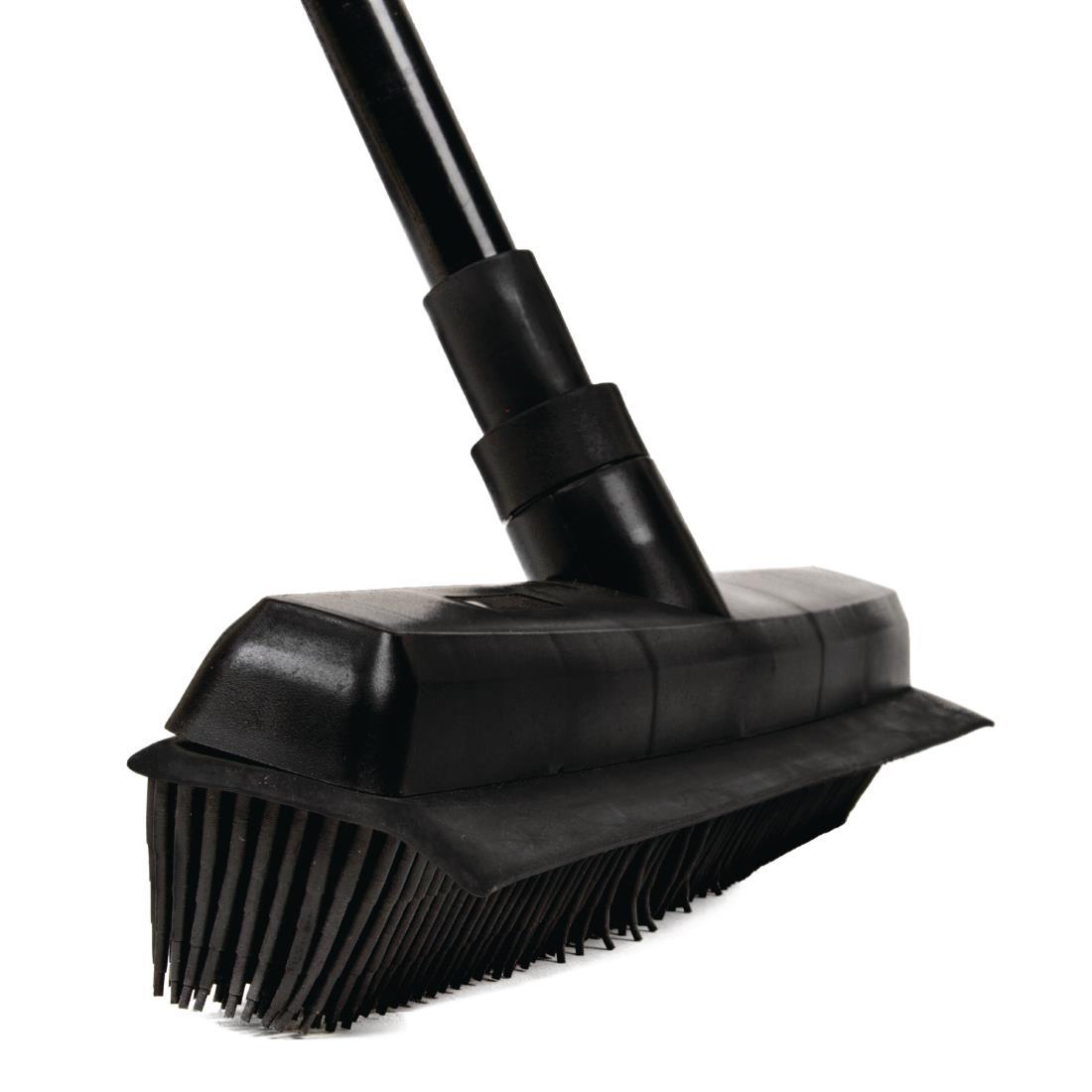 Jantex Clean Sweep Rubber Broom and Telescopic Handle - F704  - 2