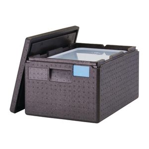 Cambro EPP Insulated Top Loading Food Pan Carrier 43 Litre with 1/1 GN Pan and Lid - DW577  - 1