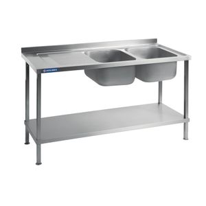 Holmes Fully Assembled Stainless Steel Sink Left Hand Drainer 1800mm - DR395  - 1