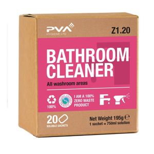 PVA Hygiene Bathroom Cleaner Soluble Sachets for Triggers (20 Sachets) - FE760  - 1
