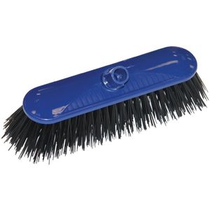 SYR Contract Broom Head Stiff Bristle Blue 10.5in - CC086  - 1