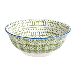 Olympia Fresca Large Bowls Green 205mm (Pack of 4) - DR767  - 1