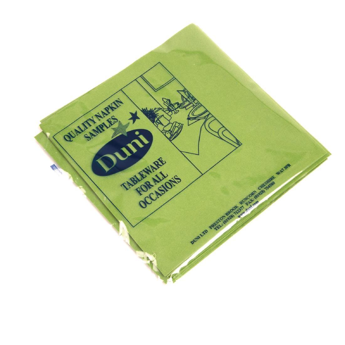 Duni Dinner Napkin Green 40x40cm 1ply 1/8 Fold (Pack of 540) - FA140  - 5