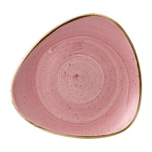Stonecast Petal Pink Triangle Plate 9 " (Pack of 12) - FJ905  - 1