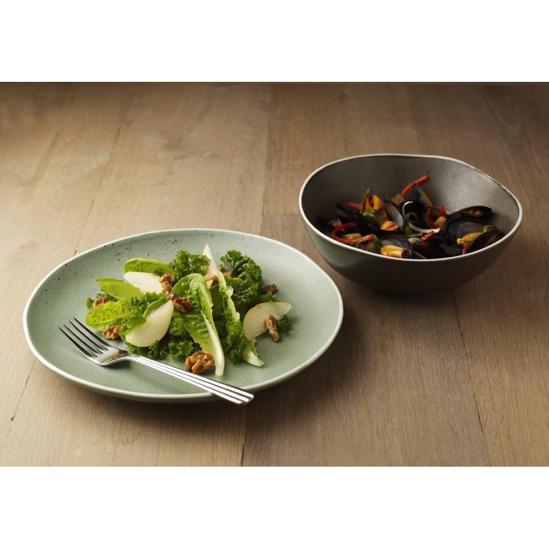 Olympia Chia Deep Bowls Charcoal 210mm (Pack of 6) - DR816  - 3