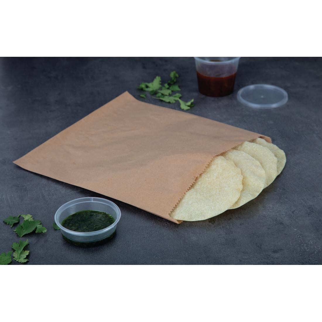 Fiesta Compostable Compostable Brown Paper Counter Bags Large (Pack of 1000) - CN757  - 6