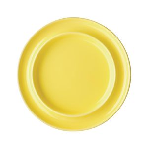 Olympia Heritage Raised Rim Plates Yellow 203mm (Pack of 4) - DW146  - 1