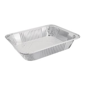 Fiesta Recyclable Foil 1/2 Gastronorm Containers (Pack of 5) - CP513  - 1
