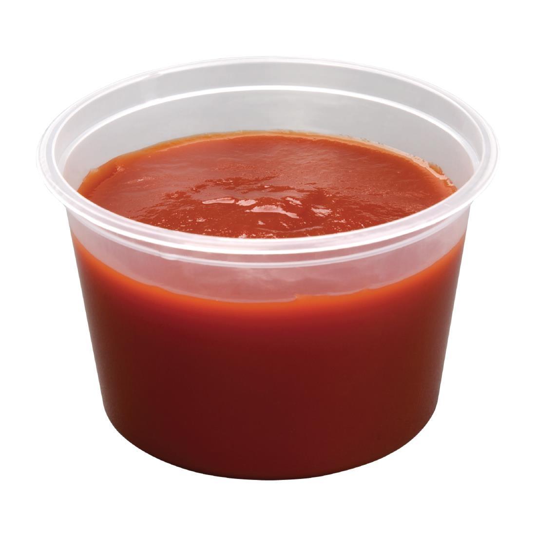 Fiesta Recyclable Plastic Microwavable Deli Pots 100ml / 3.5oz (Pack of 100) - CT286  - 4