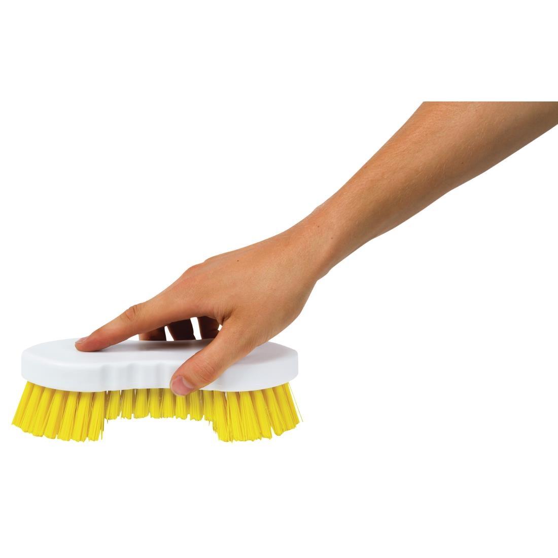 Jantex Scrub Brush Yellow - L723  - 3