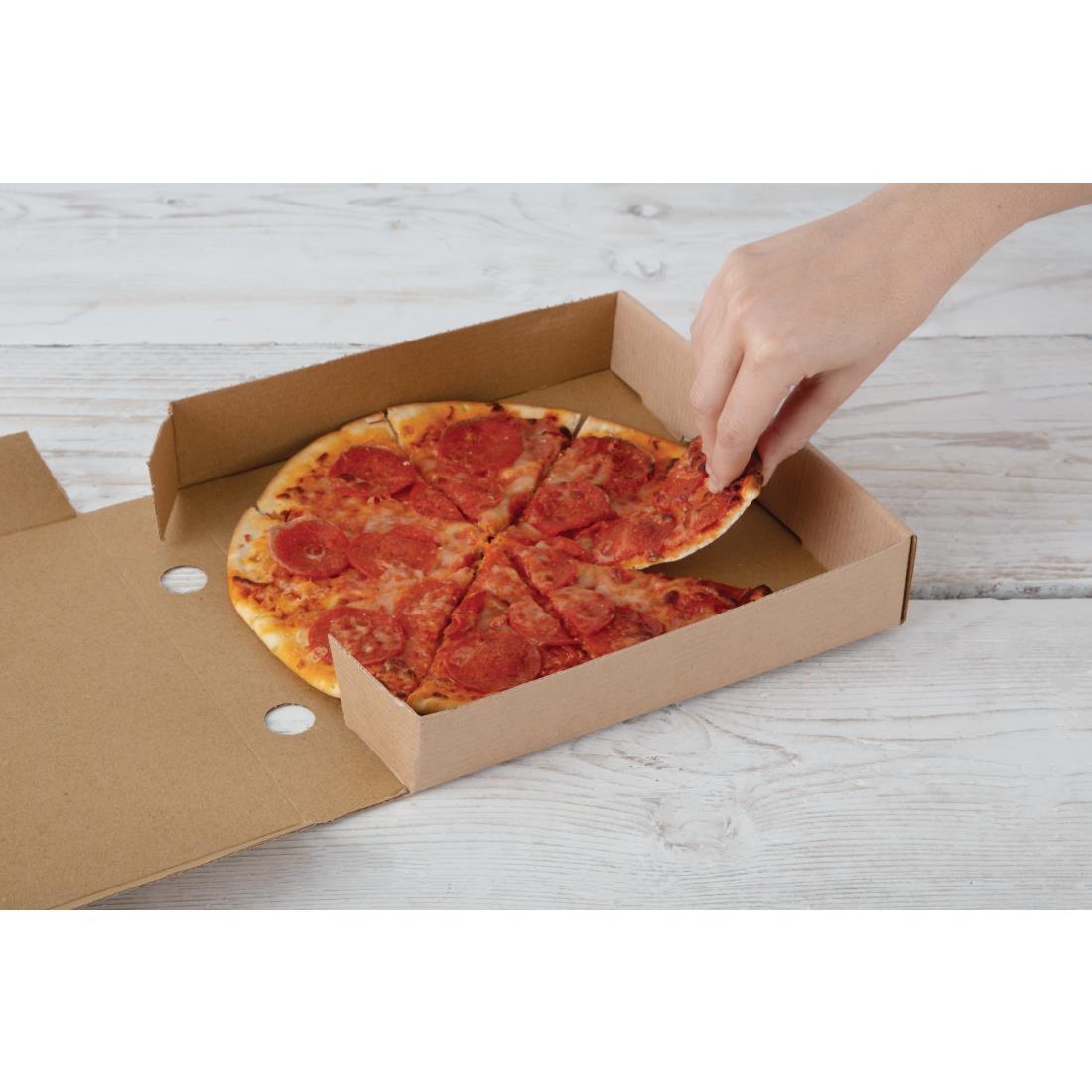 Fiesta Compostable Plain Pizza Boxes 9" (Pack of 100) - DC723  - 5