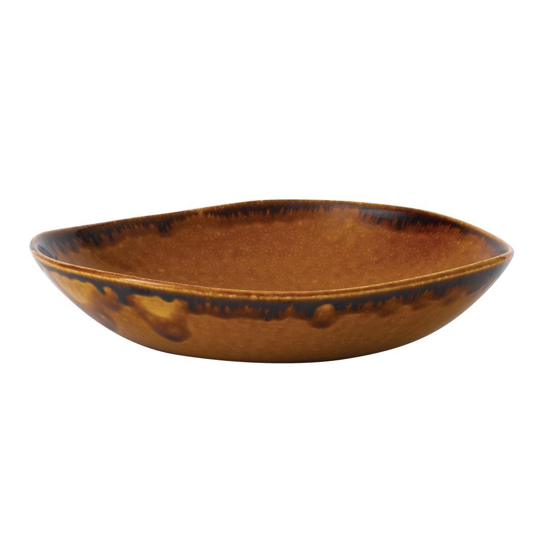 Dudson Harvest Trace Organic Bowls Brown 253mm (Pack of 12) - FC024  - 2