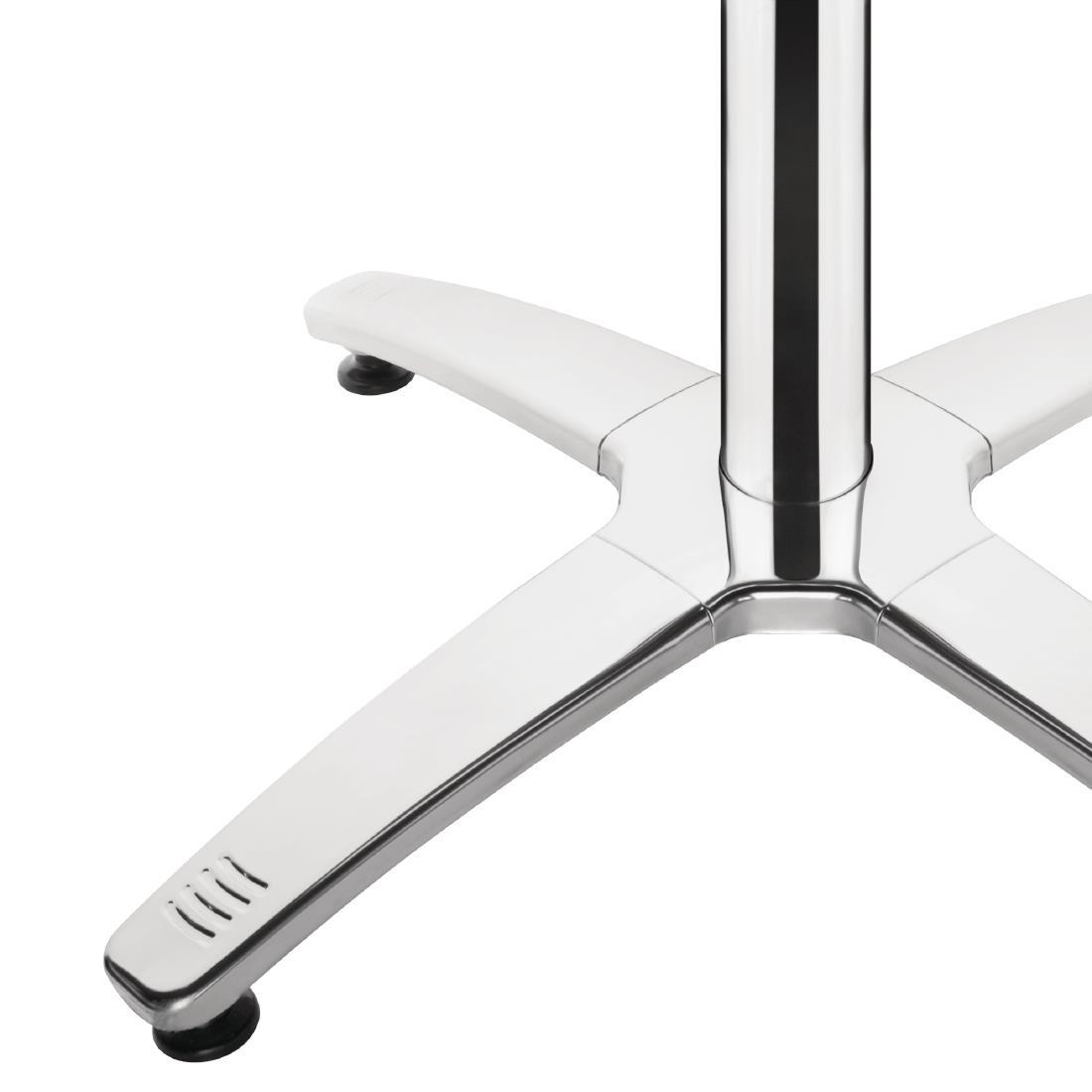 Bolero Aluminium Four Leg Table Base - DN641  - 3