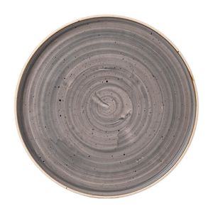 Stonecast Peppercorn Grey Walled Plate 10 3/4 " (Box 6) - FJ918  - 1