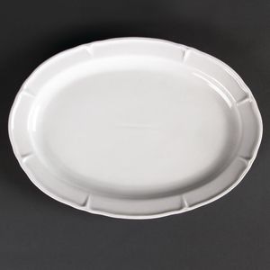 Olympia Rosa Oval Plates 295x 214mm (Pack of 4) - GC701  - 1