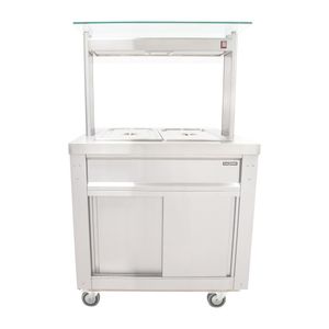 Parry Flexi-Serve Ambient GN Buffet Bar with Chilled Cupboard 860mm FS-AW2PACK - FD212  - 1