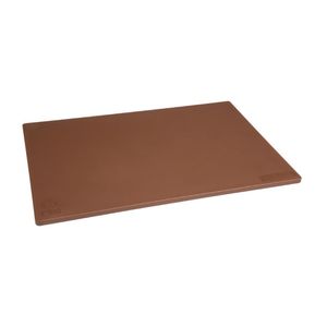 Hygiplas Low Density Brown Chopping Board Standard - J256  - 1