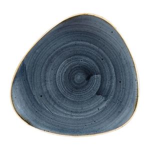 Churchill Stonecast Triangular Plates Blueberry 192mm (Pack of 12) - DW364  - 1