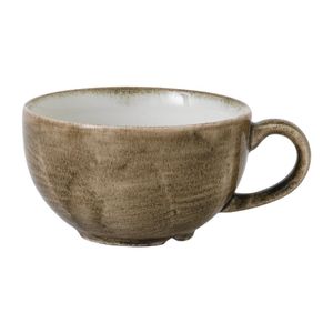 Stonecast Patina Antique Taupe Cappuccino Cup 8oz (Pack of 12) - FJ921  - 1