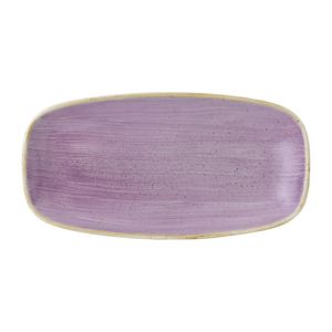 Churchill Stonecast Lavender Chefs Oblong Plate 298 x 152mm (Pack of 12) - FR028  - 1