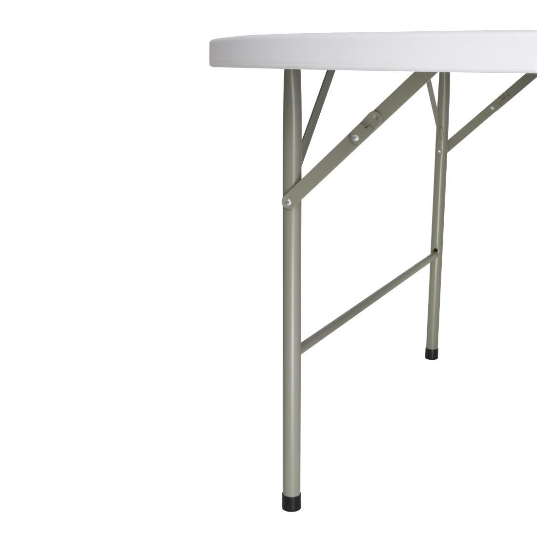 Bolero 5ft Round Folding Table White - CC506  - 5