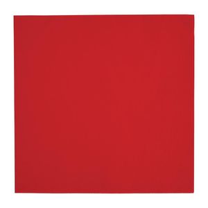 Fiesta Recyclable Dinner Napkin Red 40x40cm 3ply 1/4 Fold (Pack of 1000) - FE254  - 1