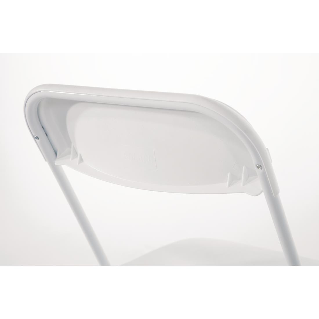 Bolero PP Folding Chairs White (Pack of 10) - GD387  - 7