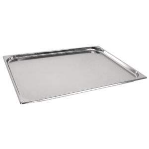 Vogue Stainless Steel 2/1 Gastronorm Pan 20mm - GM316  - 1