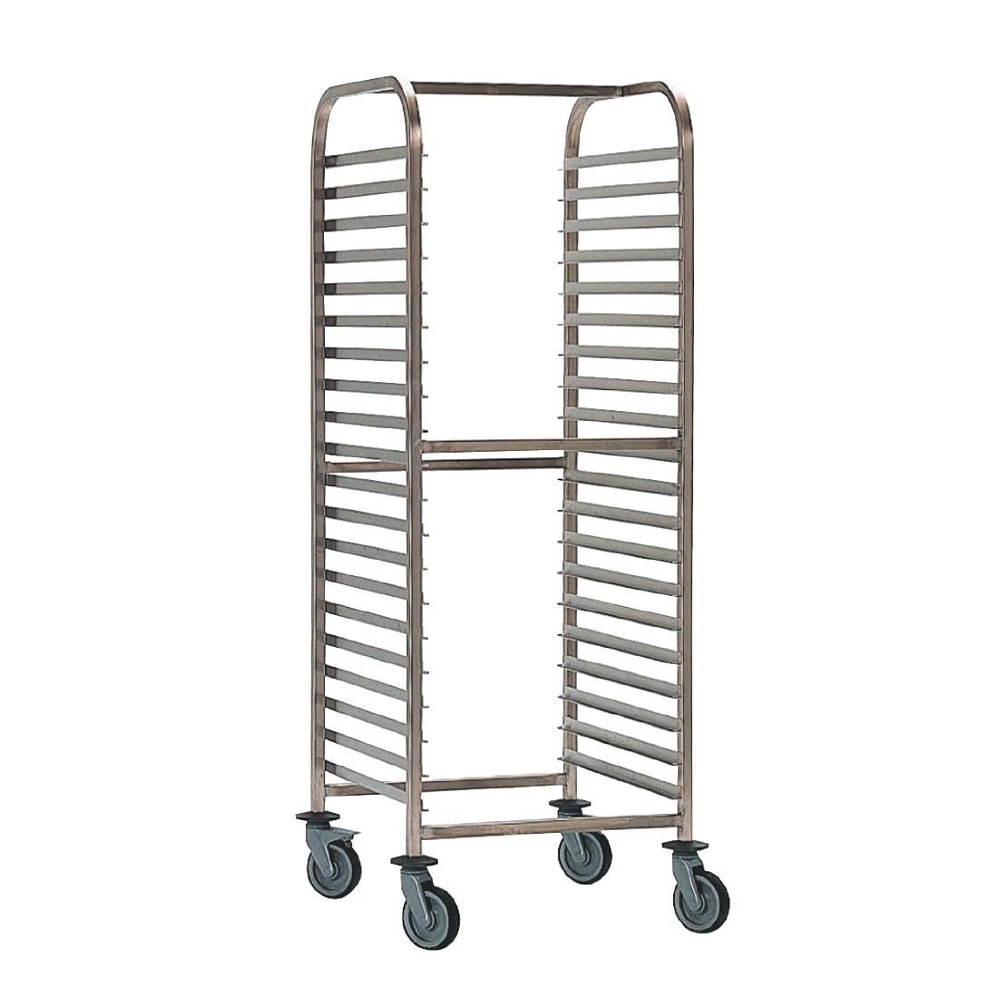 Matfer Bourgeat Double Gastronorm Racking Trolley 20 Shelves - P062  - 1