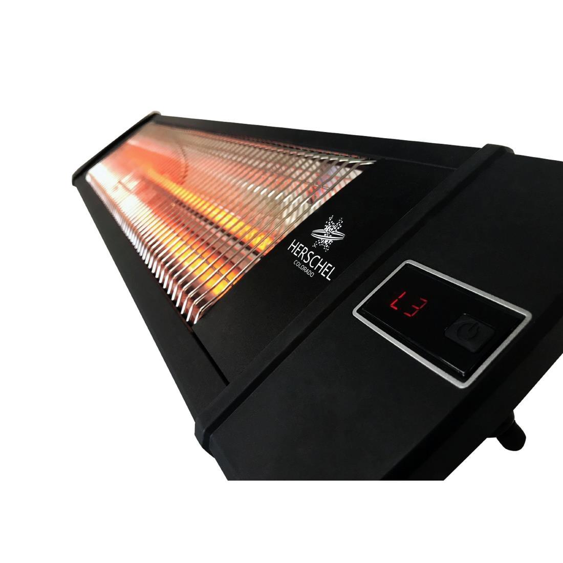 Herschel Sunset Colorado Electric Patio Heater Black 2.5kW - FN833  - 2