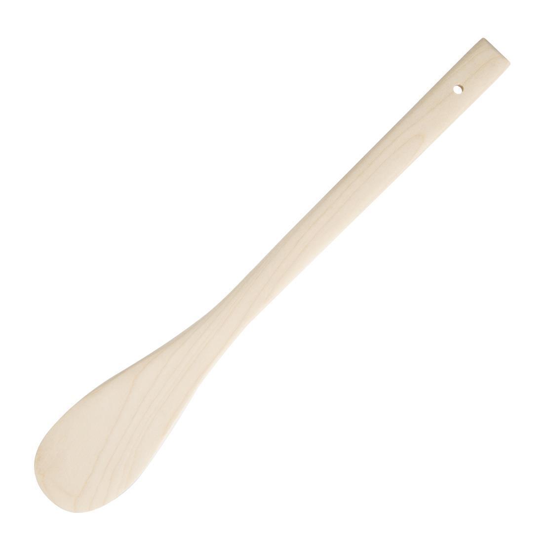 Vogue Round Ended Wooden Spatula 12" - J113  - 1
