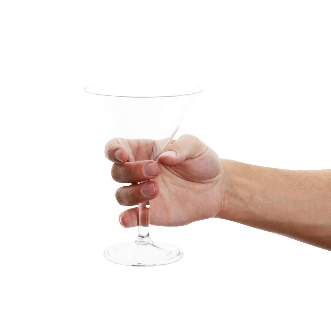 Olympia Kristallon Polycarbonate Martini Glasses 300ml (Pack of 12) - DS131  - 5