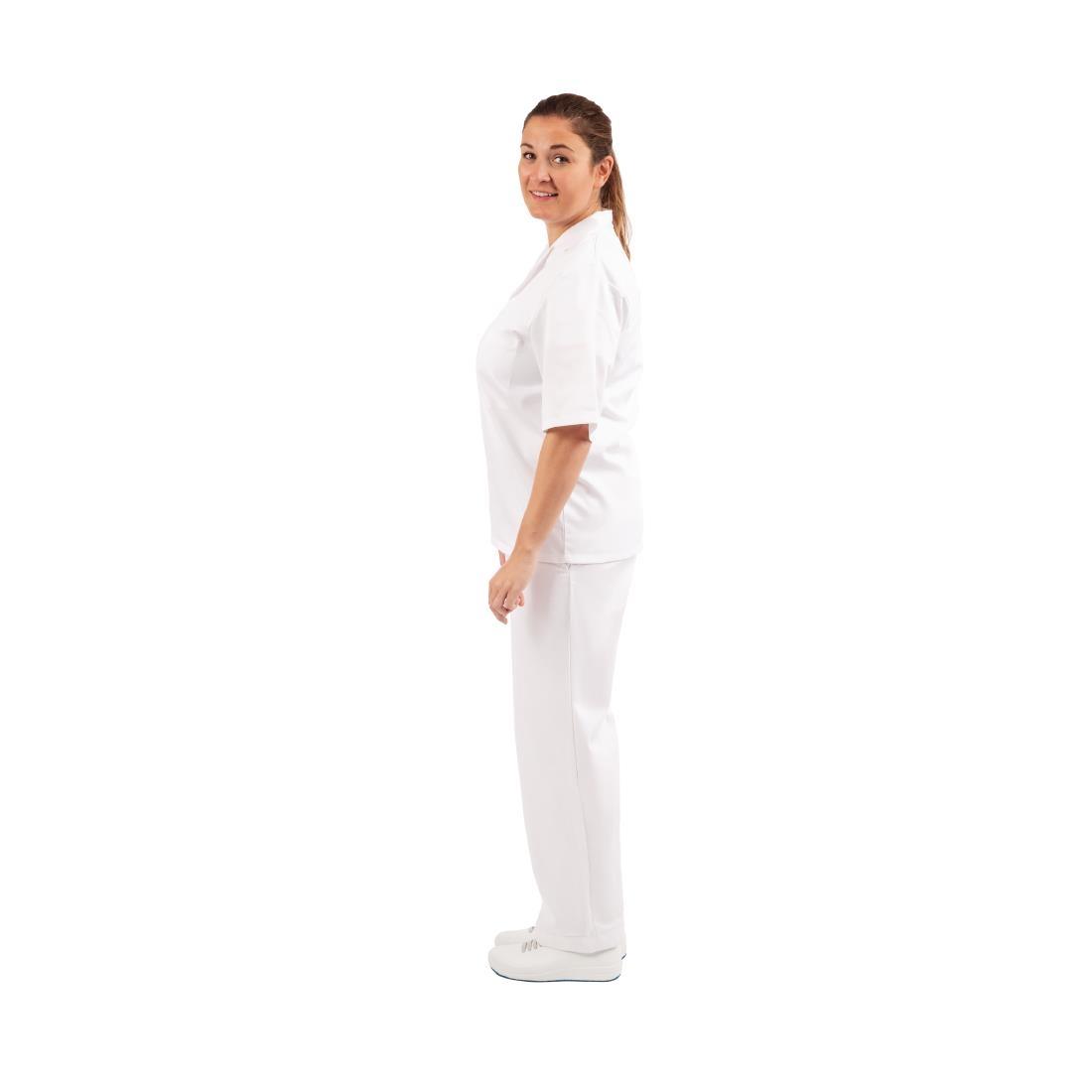 Unisex Bakers Shirt White XL - A102-XL  - 3