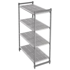 Cambro Basics Plus Stationary Vented 4 Tier Shelving Units 1830 x 1220 x 460mm - GH618  - 1