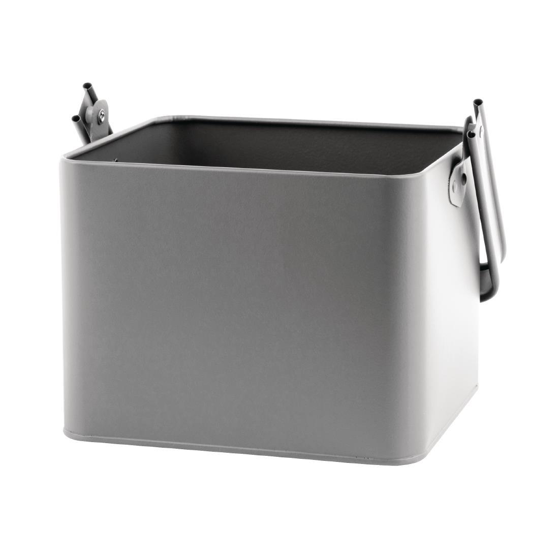 Olympia Galvanised Table Tidy Grey - GM296  - 2