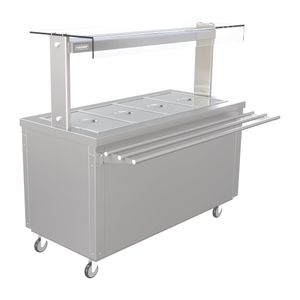 Parry Flexi-Serve Hot Cupboard with Heated Bain Marie 1495mm FS-HB4PACK - FD226  - 1
