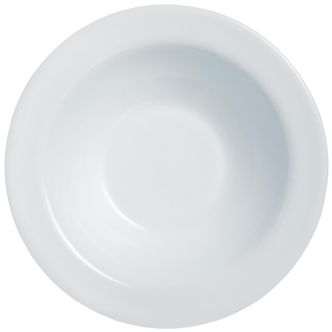 Arcoroc Opal Rimmed Bowls 160mm (Pack of 6) - DP070  - 2