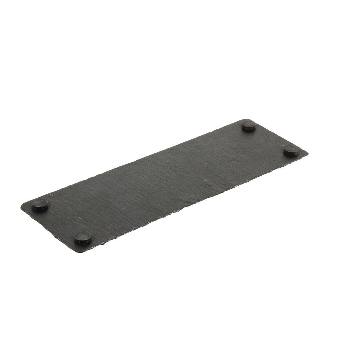 Olympia Natural Slate Rectangular Display Trays 300mm (Pack of 4) - CK408  - 5