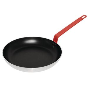 Vogue Non Stick Teflon Aluminium Frying Pan with Red Handle 280mm - CK965  - 1