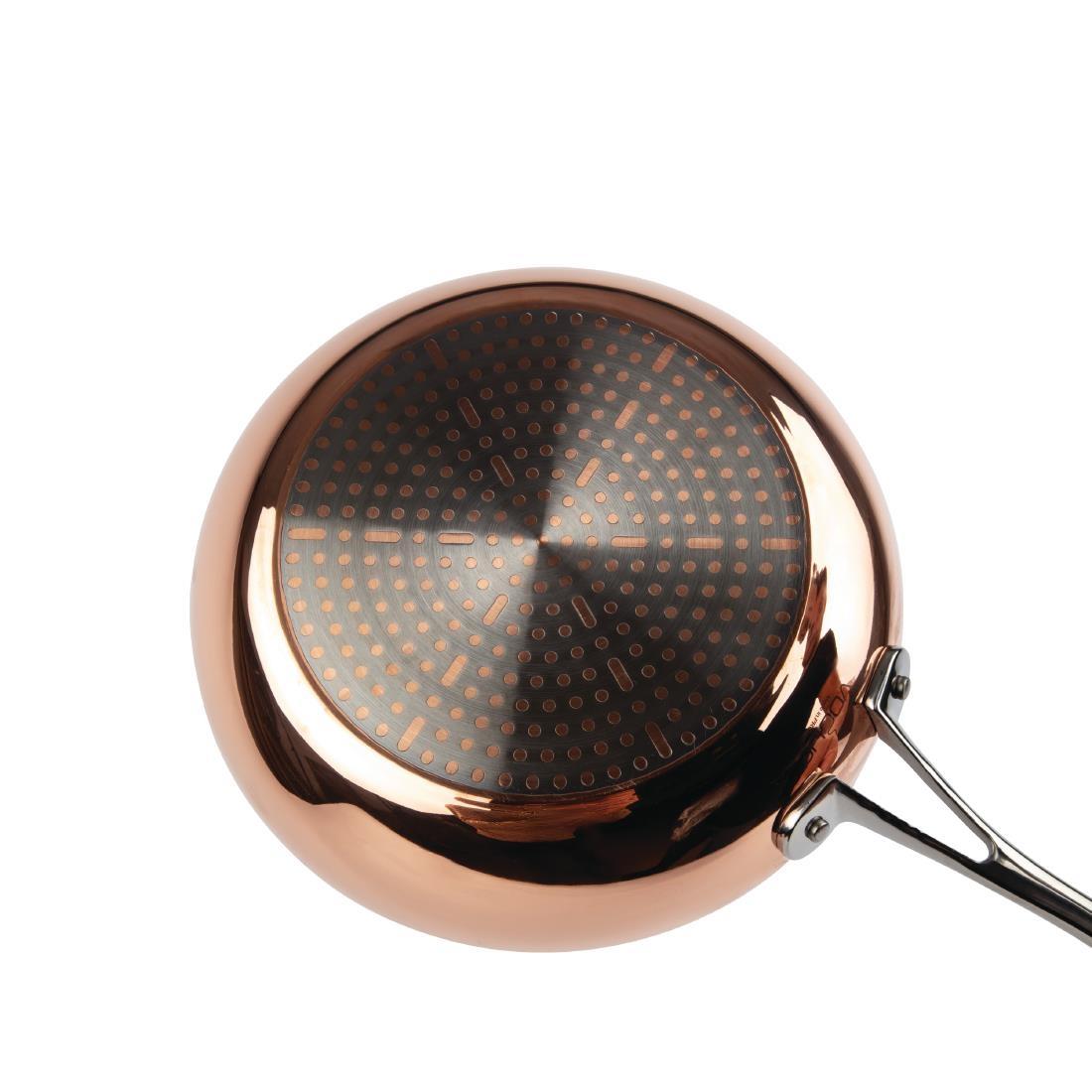 Vogue Tri Wall Copper Frying Pan 240mm - CM679  - 4