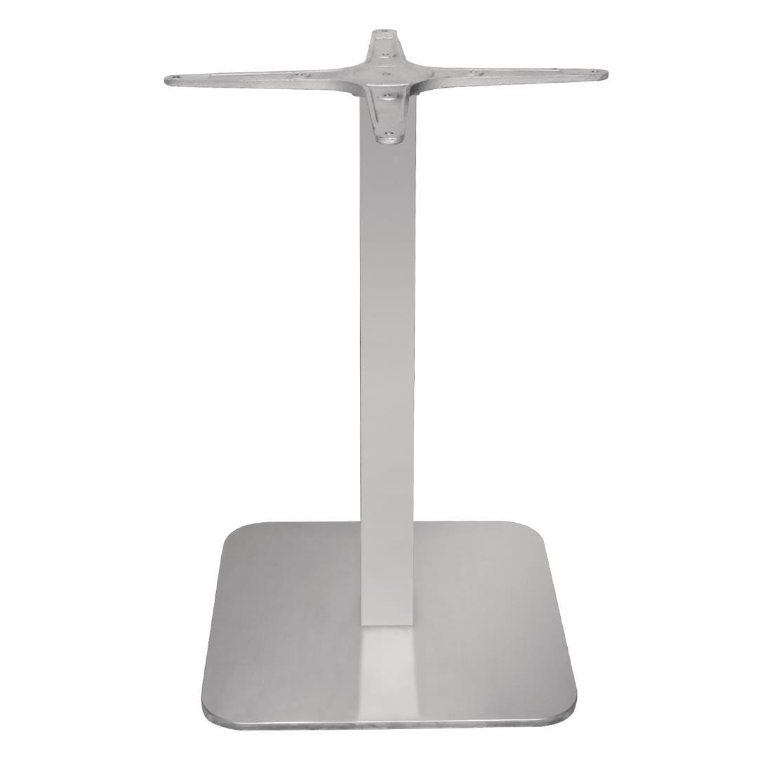 Bolero Square Stainless Steel Table Base - GK993  - 1