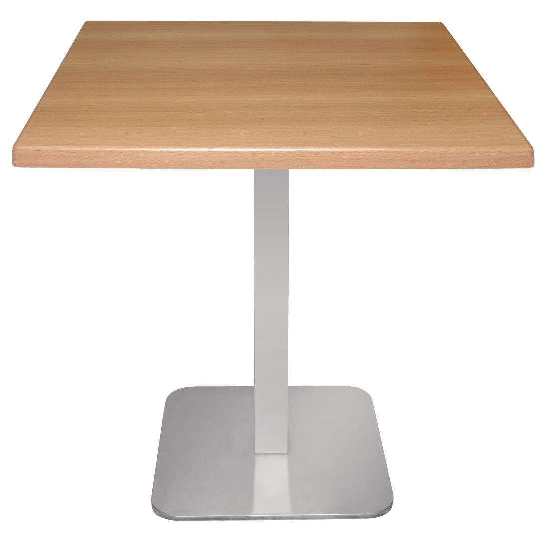 Bolero Square Stainless Steel Table Base - GK993  - 3