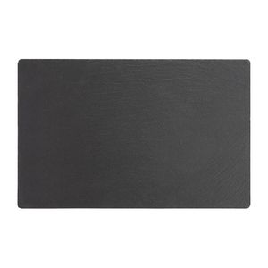 Olympia Smooth Edged Slate Platters 280 x 180mm (Pack of 2) - CM063  - 1