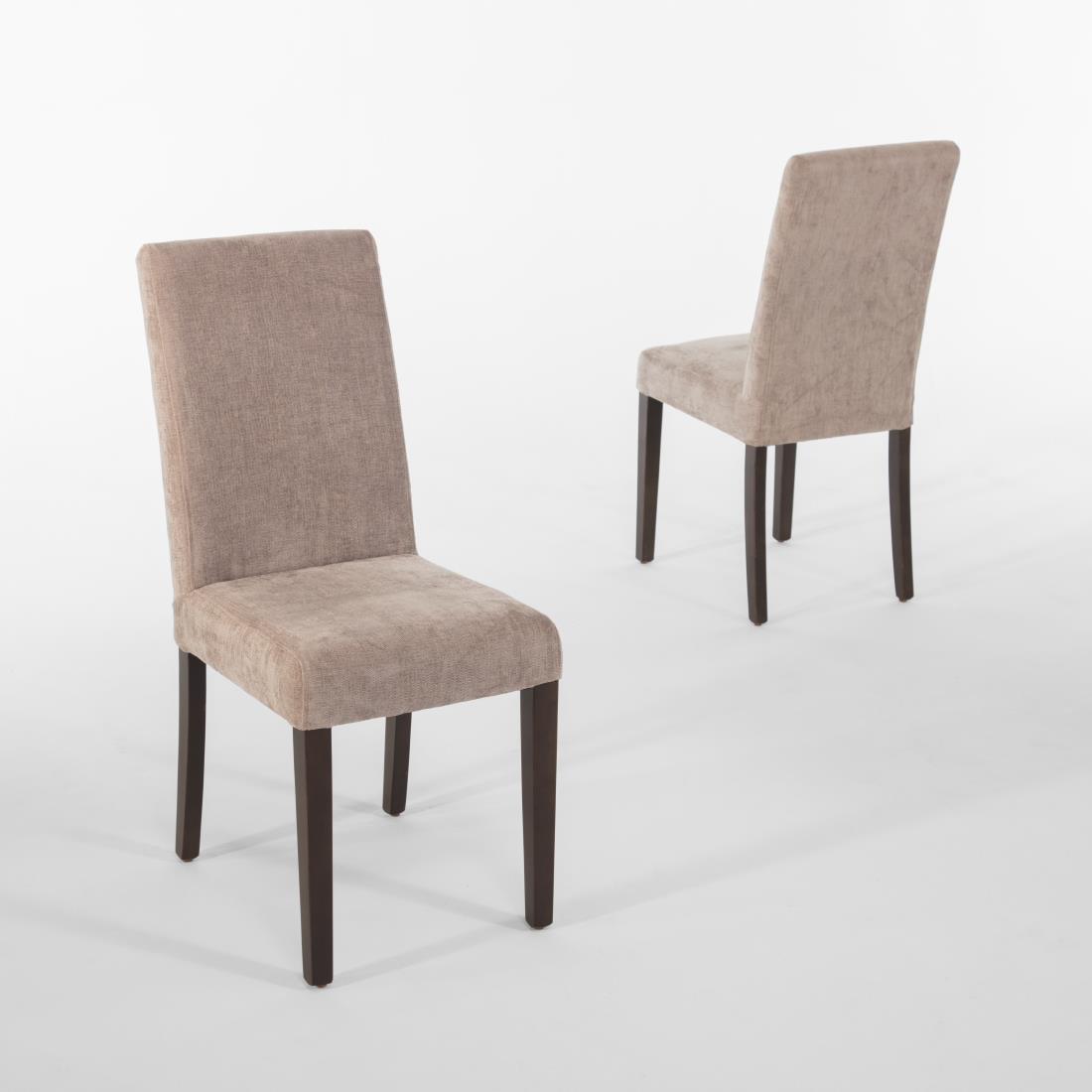 Bolero Dining Chairs Beige (Pack of 2) - GK999  - 6