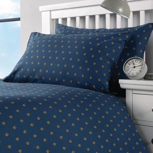 Mitre Essentials Perth Pillowcases Navy Housewife - HN856  - 1