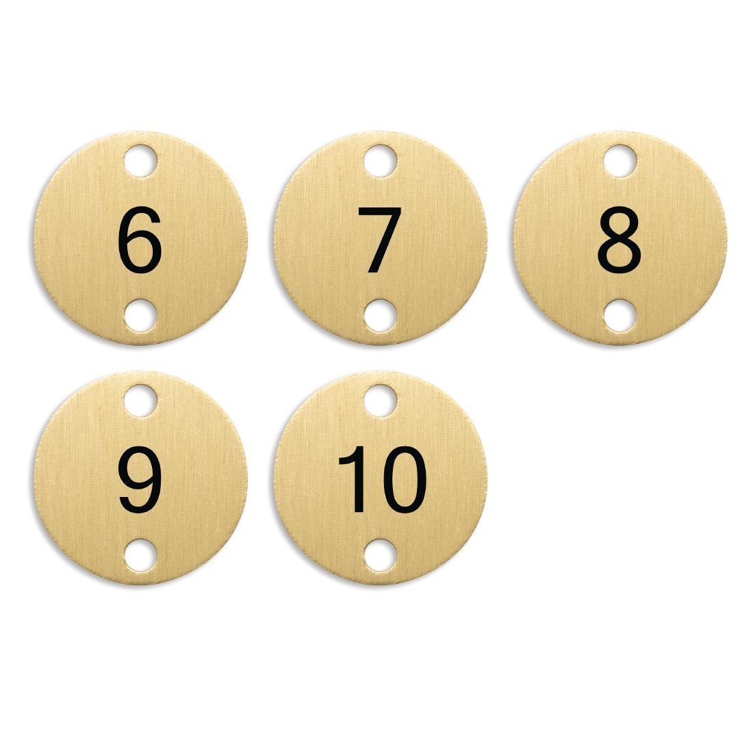 Bolero Table Numbers Bronze (6-10) - DY775  - 2