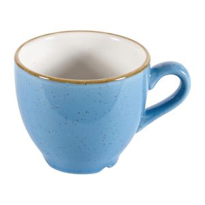 Churchill Stonecast Espresso Cups Cornflower Blue 100ml 3.5oz (Pack of 12) - DY882  - 1